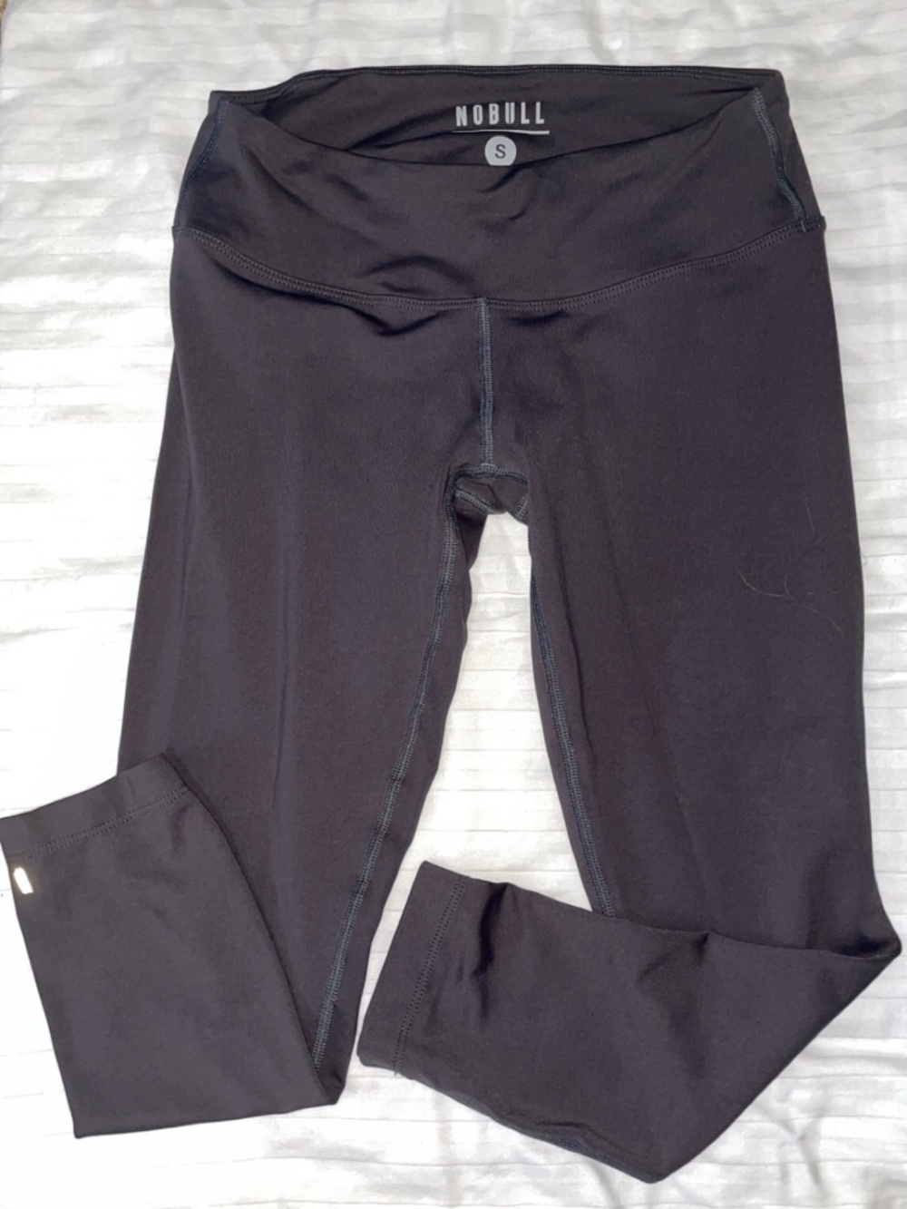 NOBULL High Rise Leggings Gray Size Small Performance Workout Activewear